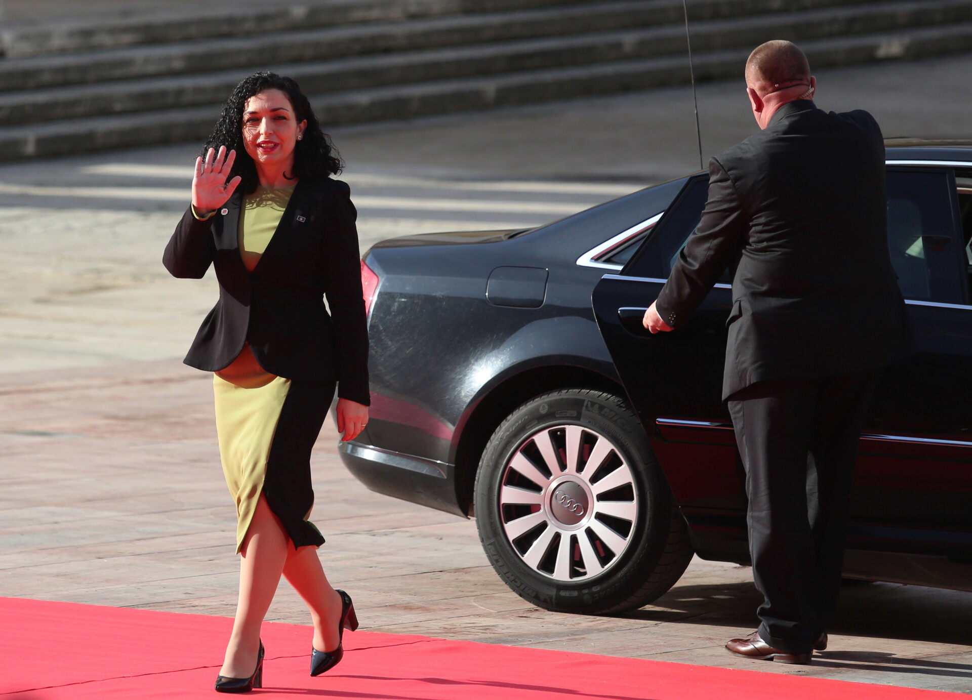 Η πρόεδρος του Κοσόβου, Βιόσα Οσμάνι © EPA/MALTON DIBRA