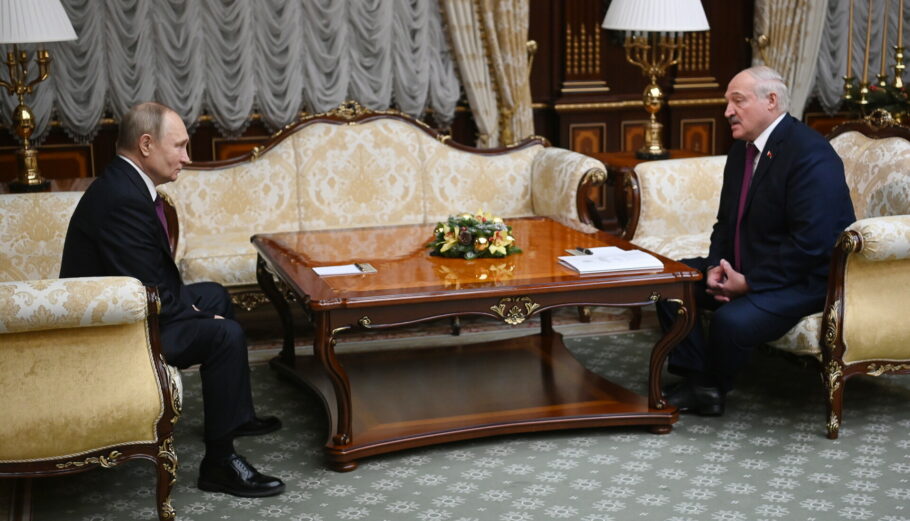 Συνάντηση Πούτιν - Λουκασένκο © EPA/SPUTNIK/KREMLIN