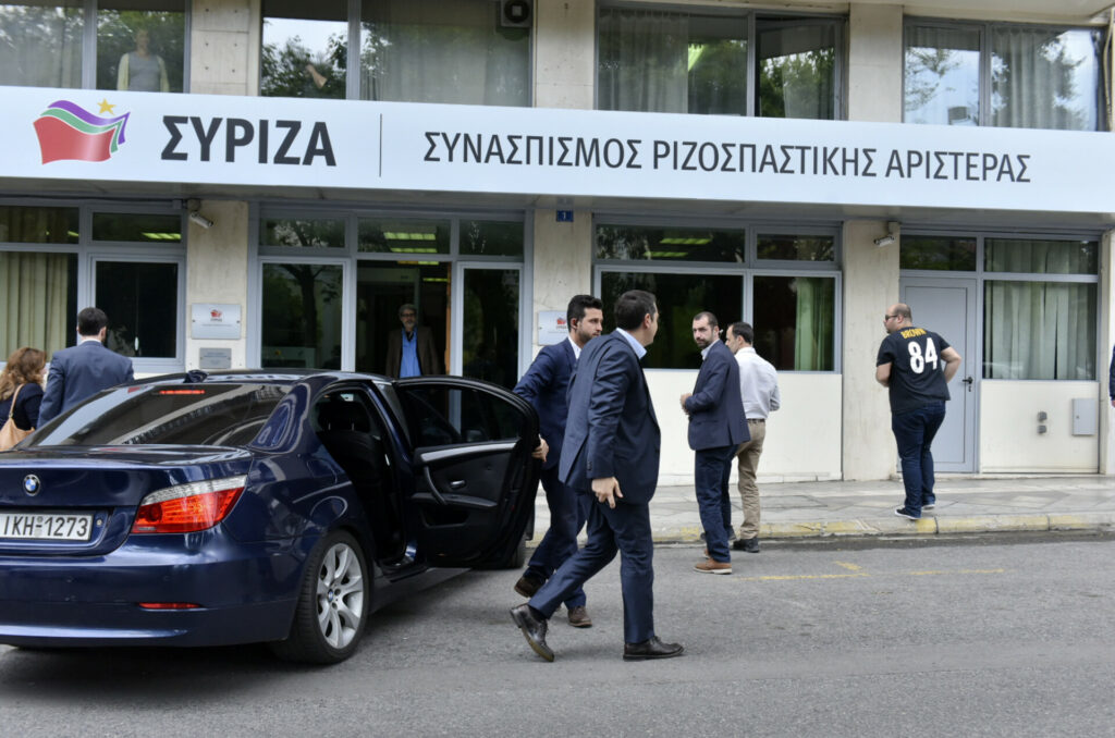 Τα γραφεία του ΣΥΡΙΖΑ στην Κουμουνδούρου © INTIME