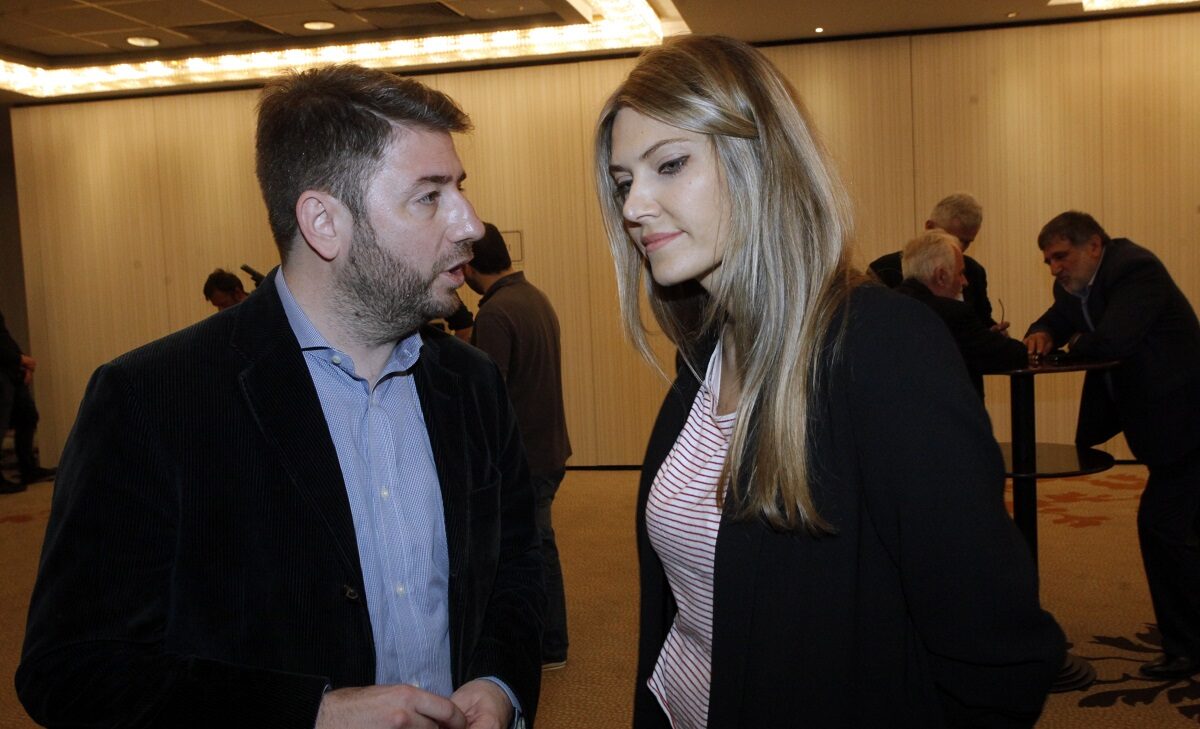 Νίκος Ανδρουλάκης και Εύα Καϊλή ©Eurokinissi