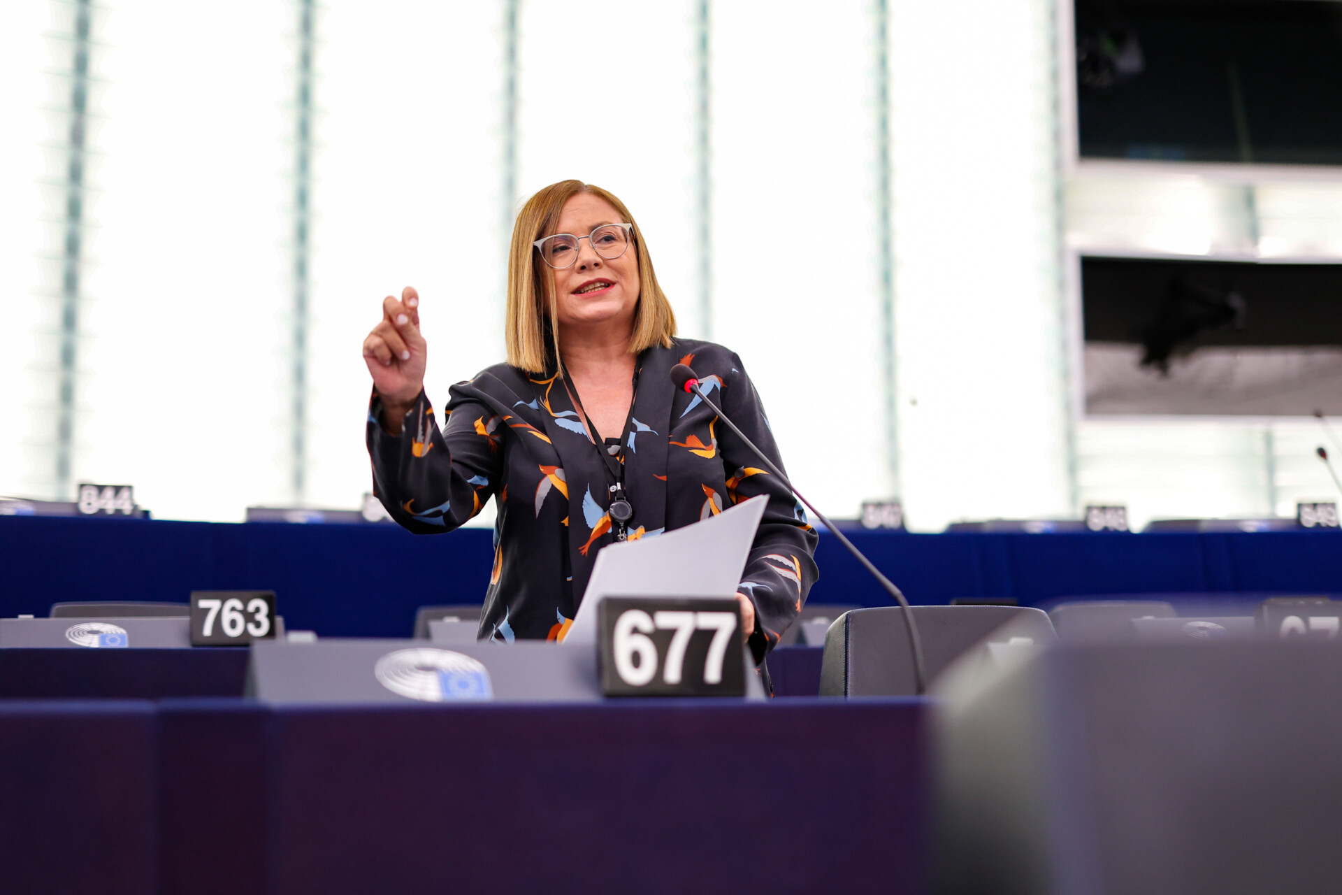 Η ευρωβουλευτής Μαρία Σπυράκη © (POOL MATHIEU CUGNOT/ΕΥΡΩΠΑΪΚΟ ΚΟΙΝΟΒΟΥΛΙΟ/EUROKINISSI)