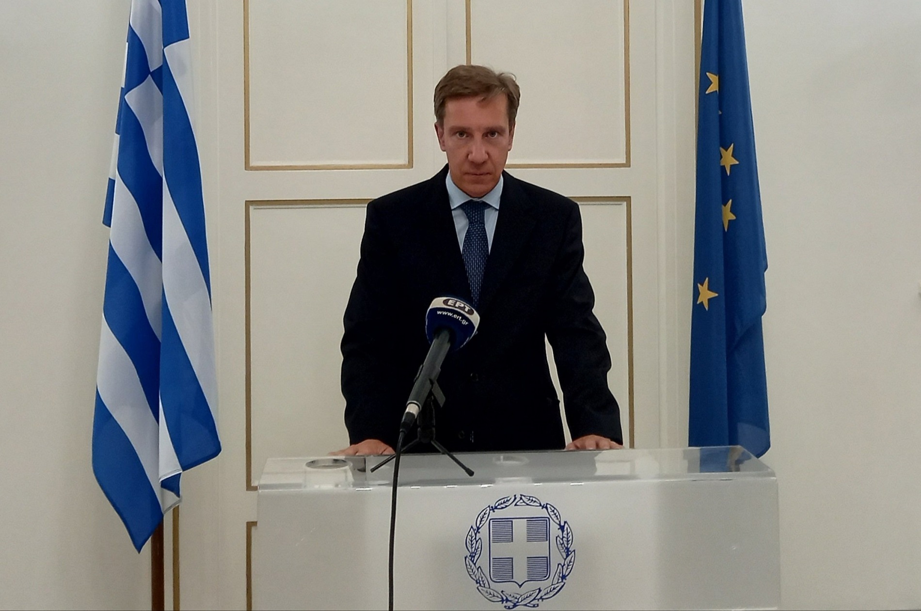Ο πρώην εκπρόσωπος του υπουργείου Εξωτερικών, Αλέξανδρος Παπαϊωάννου © twitter.com/GreeceMFA