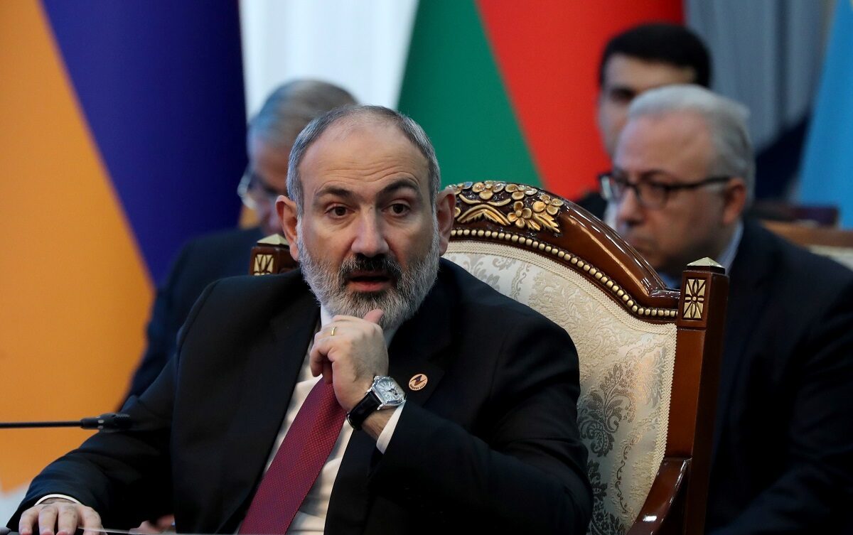 Ο πρωθυπουργός της Αρμενίας Νικόλ Πασινιάν © EPA/IGOR KOVALENKO