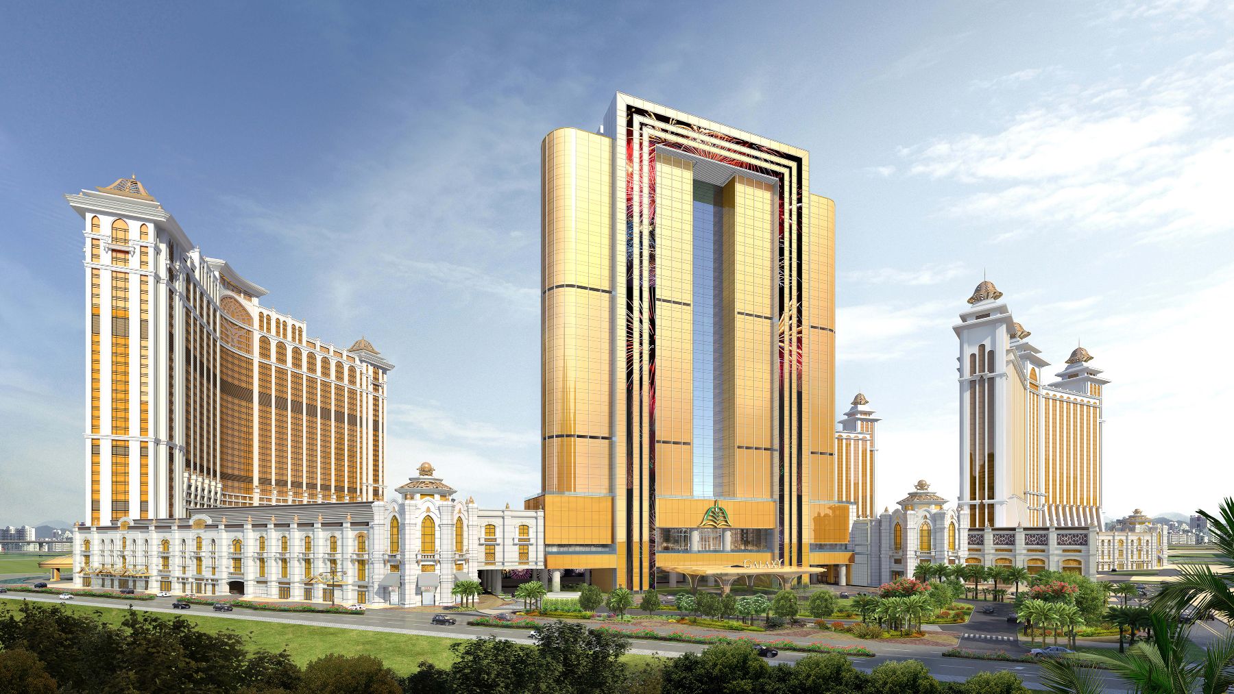 photo: Raffles at Galaxy Macau (exterior rendition)