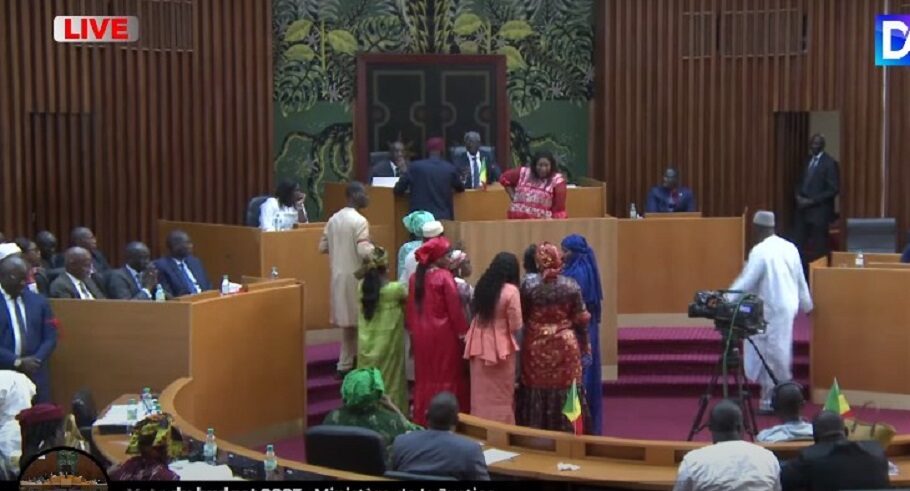 Χάος και επεισόδια στο κοινοβούλιο στη Σενεγάλη © printscreen