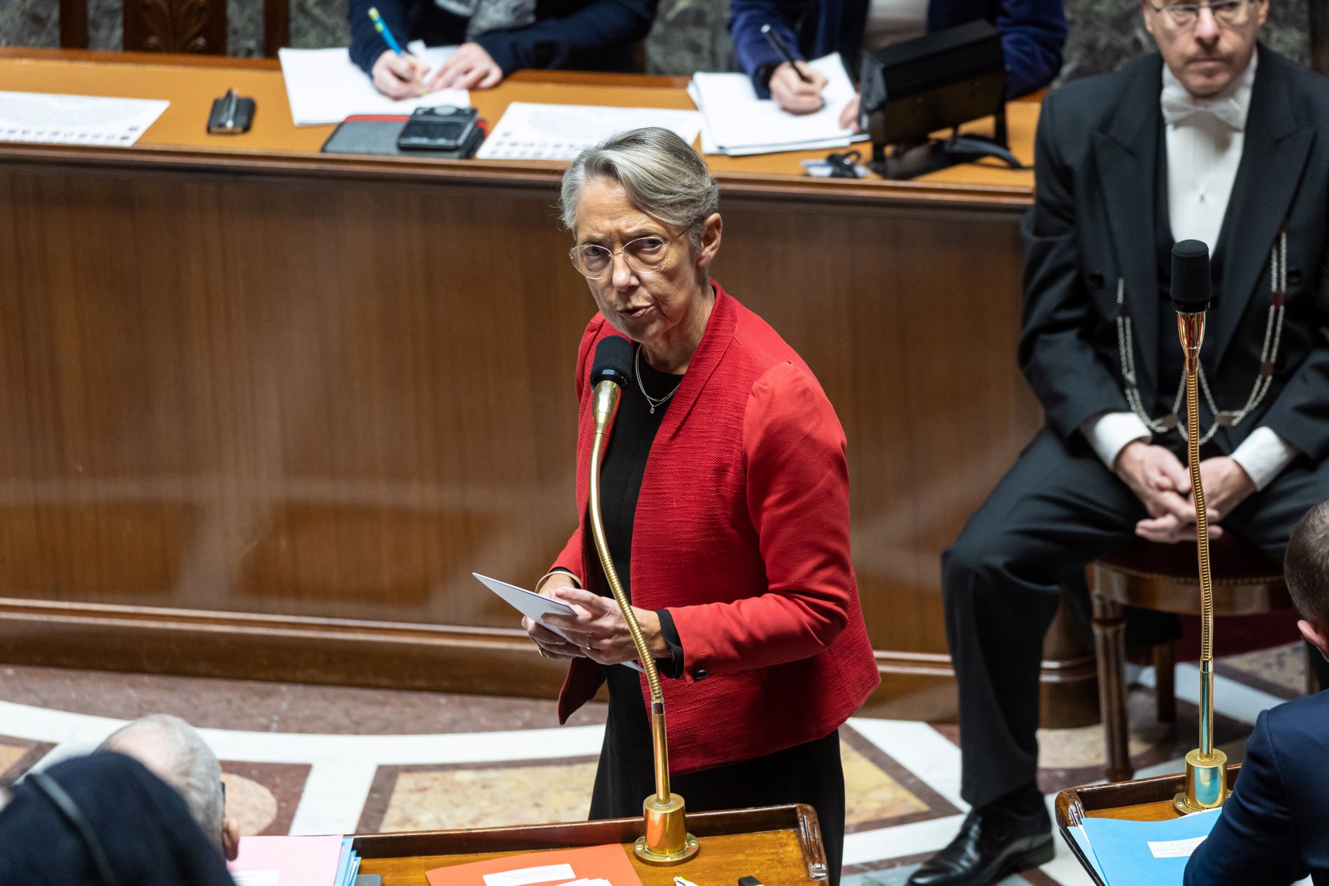 Η Ελιζαμπέτ Μπορν ©EPA/CHRISTOPHE PETIT TESSON