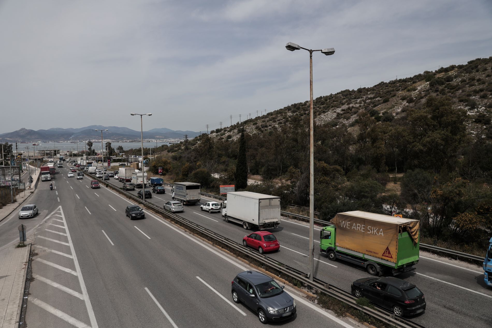 Φωτογραφία αρχείου από την εθνική Αθηνών - Κορίνθου ©Eurokinissi