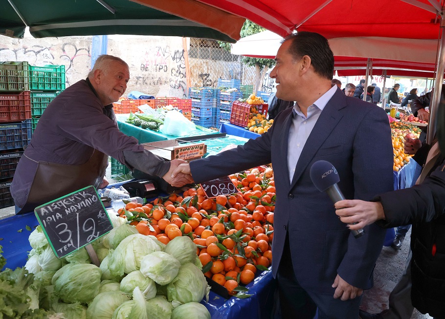 Γεωργιάδης: Είμαστε δίπλα στους ανθρώπους των λαϊκών αγορών