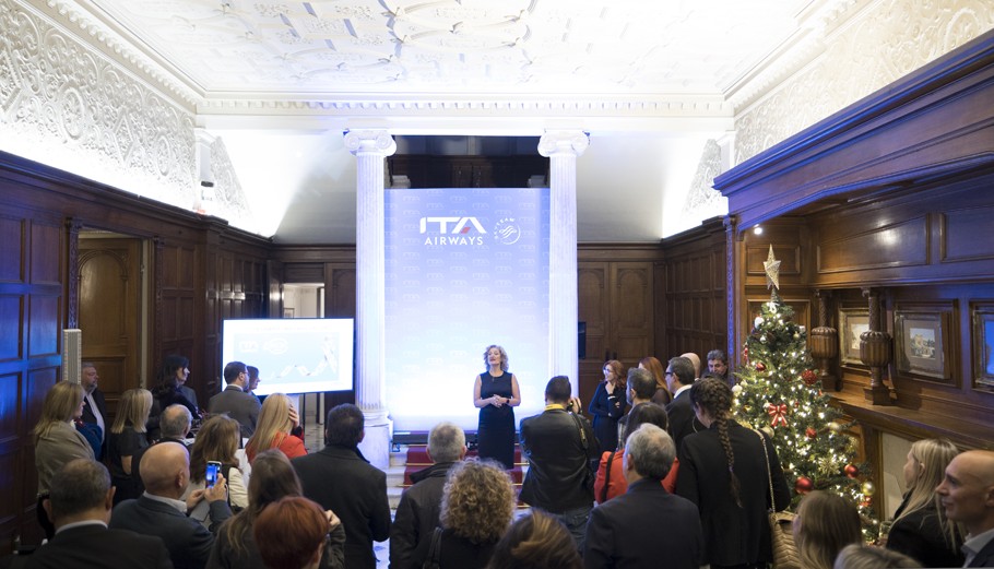 Εκδήλωση της ITA Airways στην Ιταλική Πρεσβεία στην Αθήνα στις 14 Δεκεμβρίου 2022 © ITA Airways