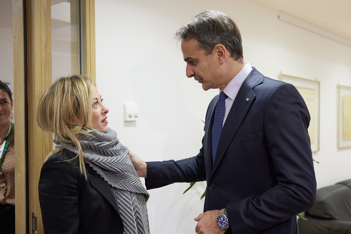 Ο πρωθυπουργός Κυριάκος Μητσοτάκης στην Σύνοδο Κορυφής της Ευρωπαϊκής Ένωσης στις Βρυξέλλες @Γραφείο Τύπου πρωθυπουργού