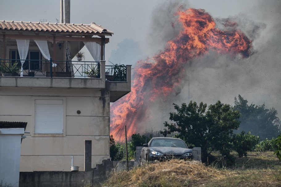 Φωτιά σε σπίτι©Eurokinissi