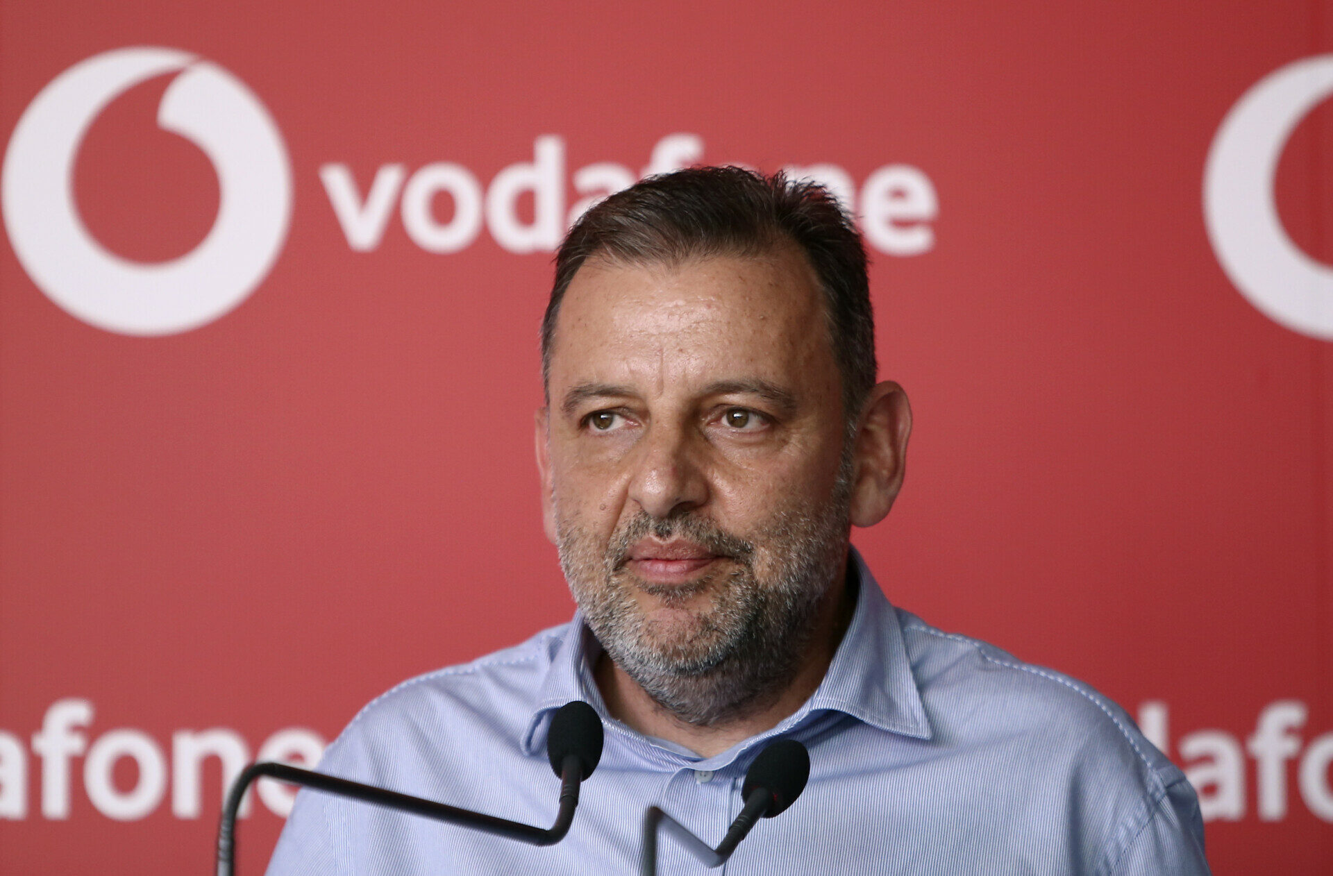 Ο επικεφαλής της Vodafone στην Ελλάδα Χάρης Μπρουμίδης © ΙΝΤΙΜΕ