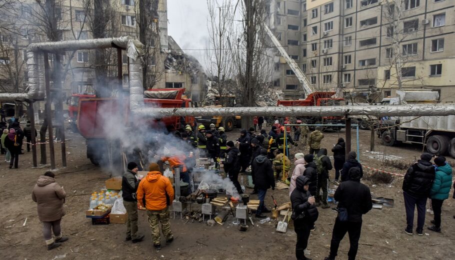 Πυραυλική επίθεση στην Ουκρανία @ EPA / OLEG PERTASYUK