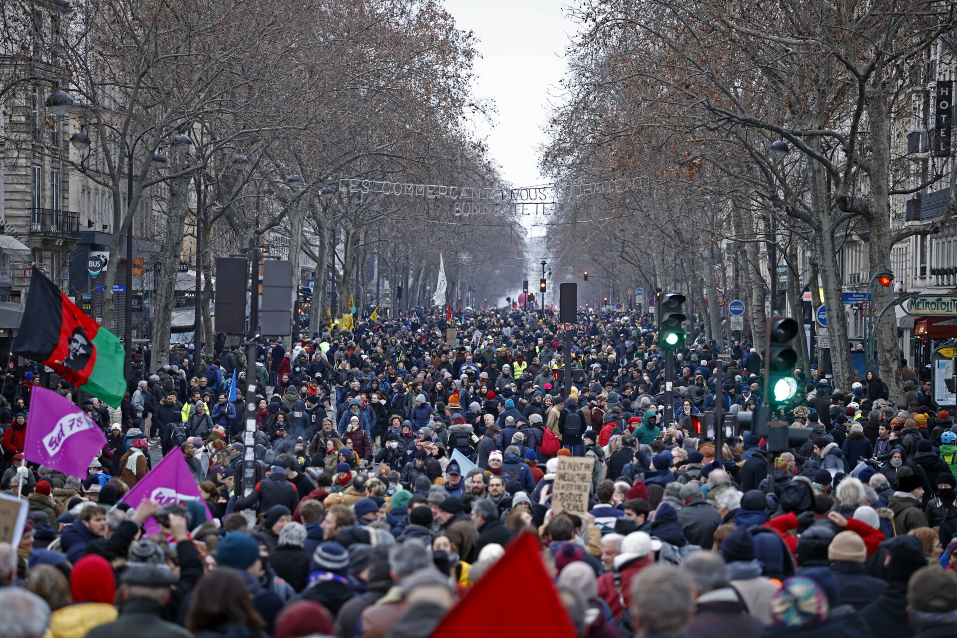 Απεργία στη Γαλλία © EPA/YOAN VALAT