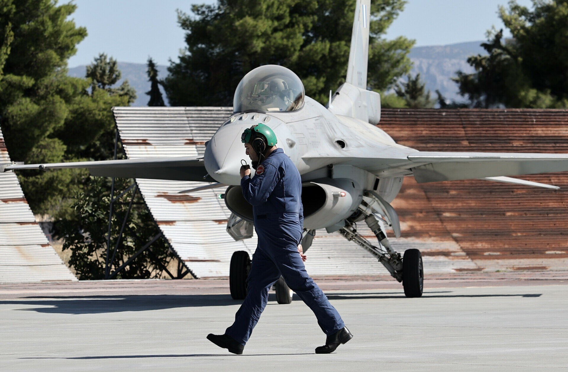 F-16 στη βάση της ΕΑΒ © ΙΝΤΙΜΕ