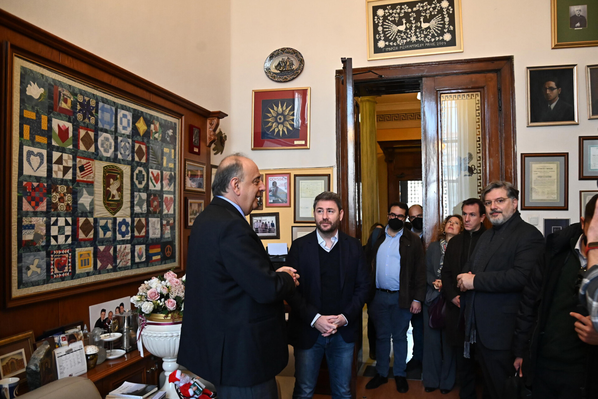 Ν. Ανδρουλάκης: Συνάντηση με τους Έλληνες της Κωνσταντινούπολης