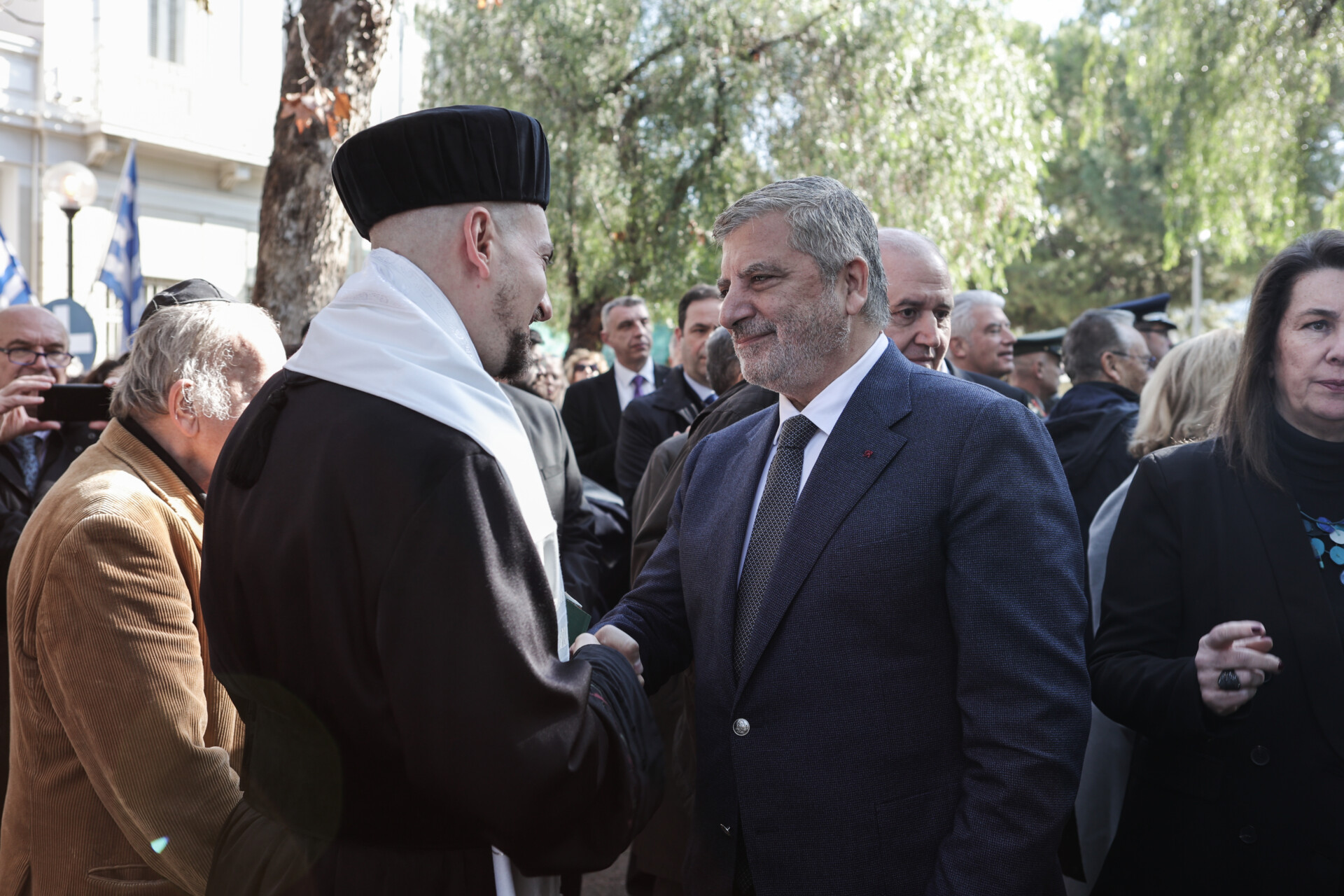 Γ. Πατούλης: Κατέθεσε στεφάνι για τους Έλληνες μάρτυρες του Ολοκαυτώματος