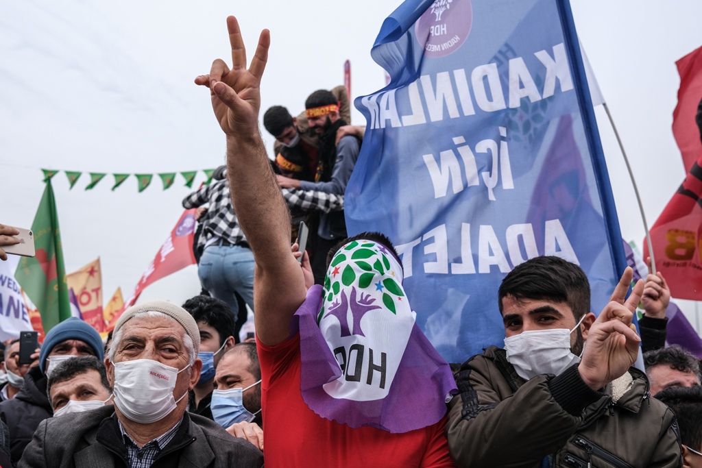 Διαμαρτυρία Κούρδων στην Τουρκία @ EPA / SEDAT SUNA