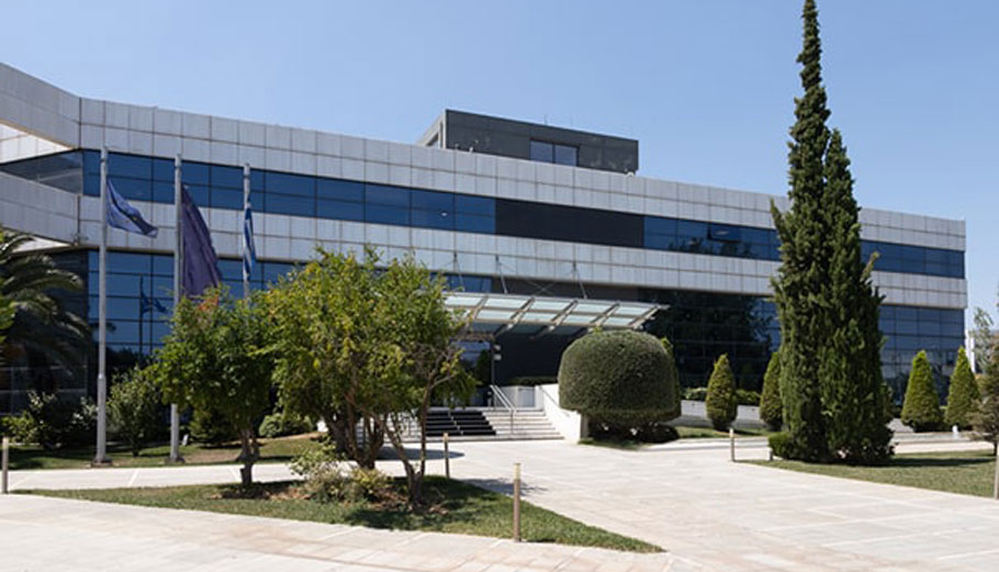 To κτίριο γραφείων της Trastor στο Μαρούσι, στη συμβολή των οδών Σωρού και Αμαρουσίου-Χαλανδρίου © trastor.gr