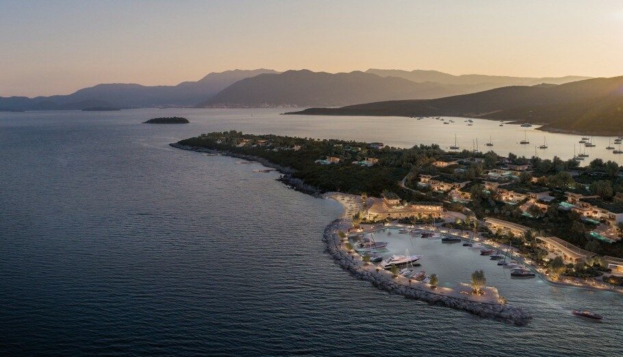 Η Ολλανδικών συμφερόντων RND Investments Greece που σχεδιάζει τη μεγάλη επένδυση Varko Bay Resort στην περιοχή Βαρκό στο Πάλαιρο Αιτωλοακαρνανίας. Μακέτα από την επένδυση © bayantreevarkobay.com