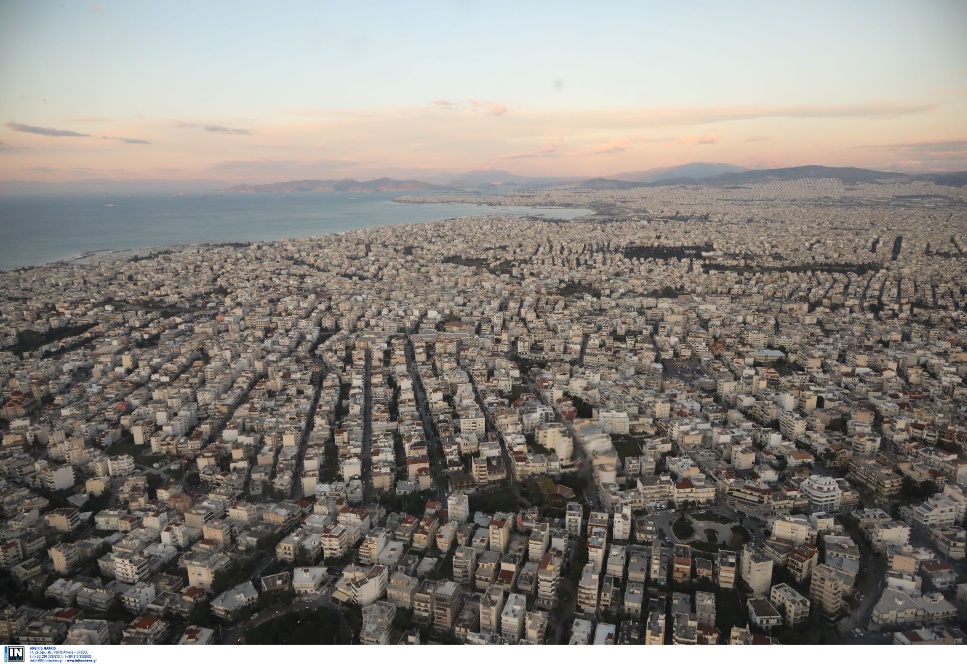 Αεροφωτογραφία της Αθήνας ©InTime