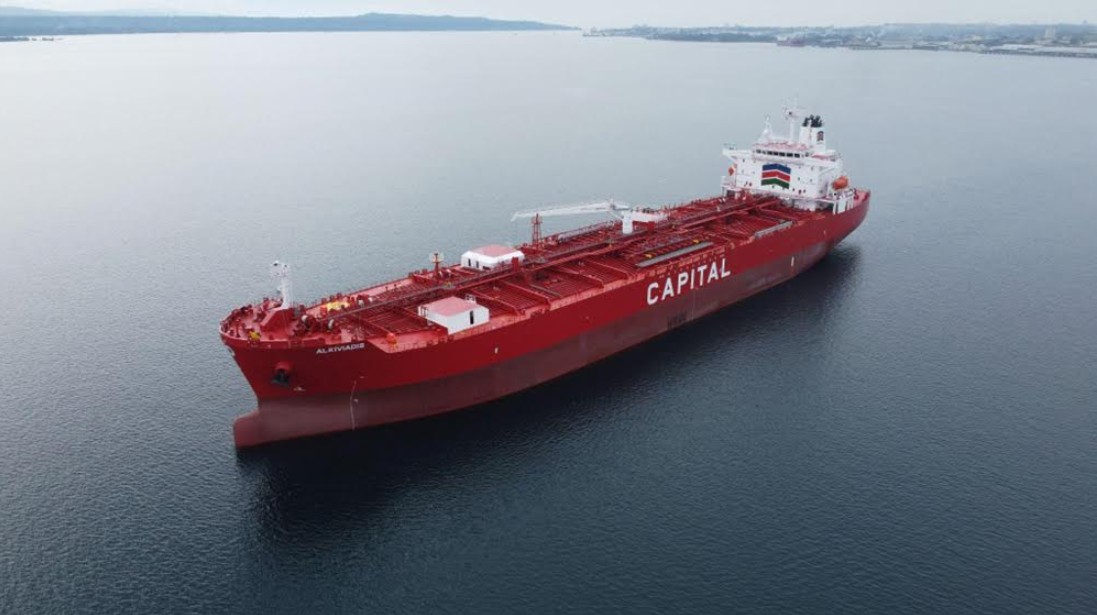 Το νεότευκτο M/T 'Alkiviadis' © Capital Ship Management Corp