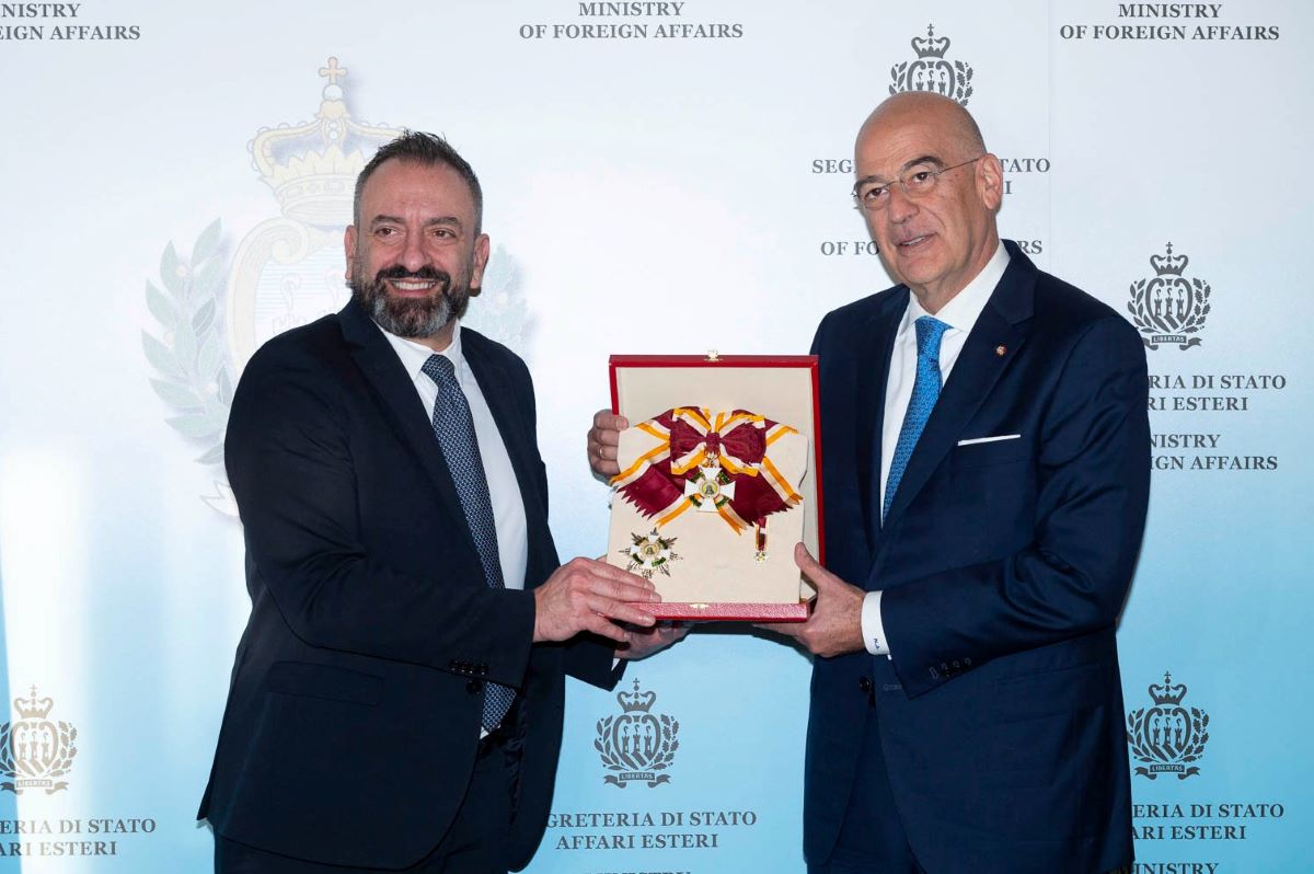 Ν. Δένδιας: Επίσκεψη στον Άγιο Μαρίνο