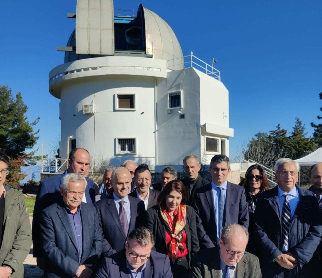 Δήμας: 15 εκατ. για αναβάθμιση του Αστεροσκοπείου Κρυονερίου Κορινθίας