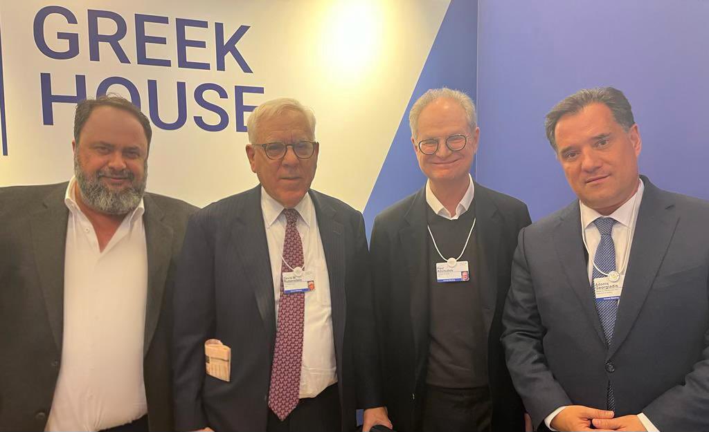 Νταβός: Συνάντηση Γεωργιάδη, Αλιβιζάτου, Ρουμπενστάιν, Μαρινάκη