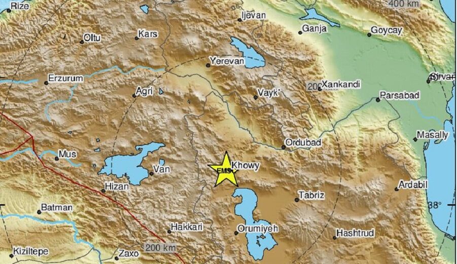 Το επίκεντρο του σεισμού©emsc-csem.org/Earthquake/earthquake