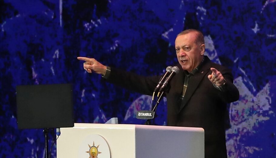 Ο Τούρκος πρόεδρος Ρετζέπ Ταγίπ Ερντογάν @ EPA / ERDEM SAHIN