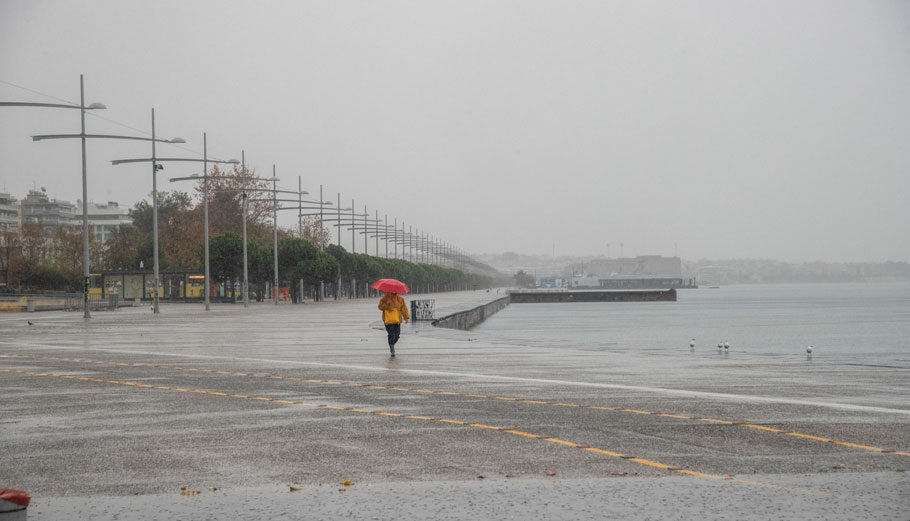 Βροχή στη Θεσσαλονίκη © Eurokinissi