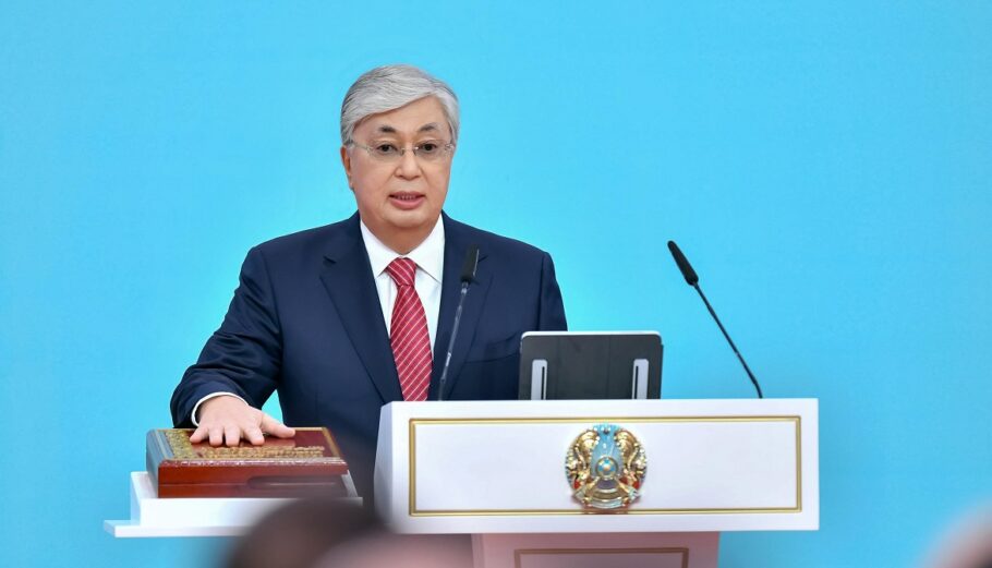 Ο πρόεδρος του Καζακστάν Κάσιμ-Γιομάρτ Τοκάγεφ © EPA/KAZAKHSTAN PRESIDENT PRESS SERVICE