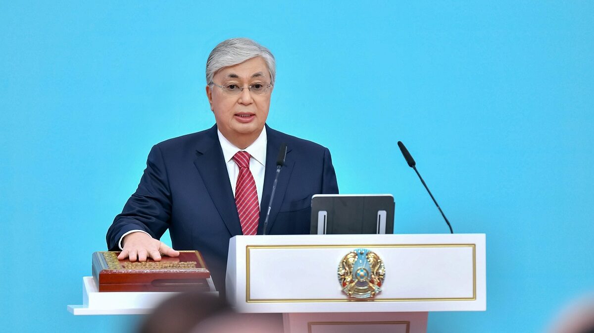 Ο πρόεδρος του Καζακστάν Κάσιμ-Γιομάρτ Τοκάγεφ © EPA/KAZAKHSTAN PRESIDENT PRESS SERVICE