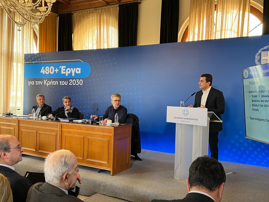Σκρέκας: Από ΑΠΕ το 100% της ενέργειας στην Κρήτη έως το 2030