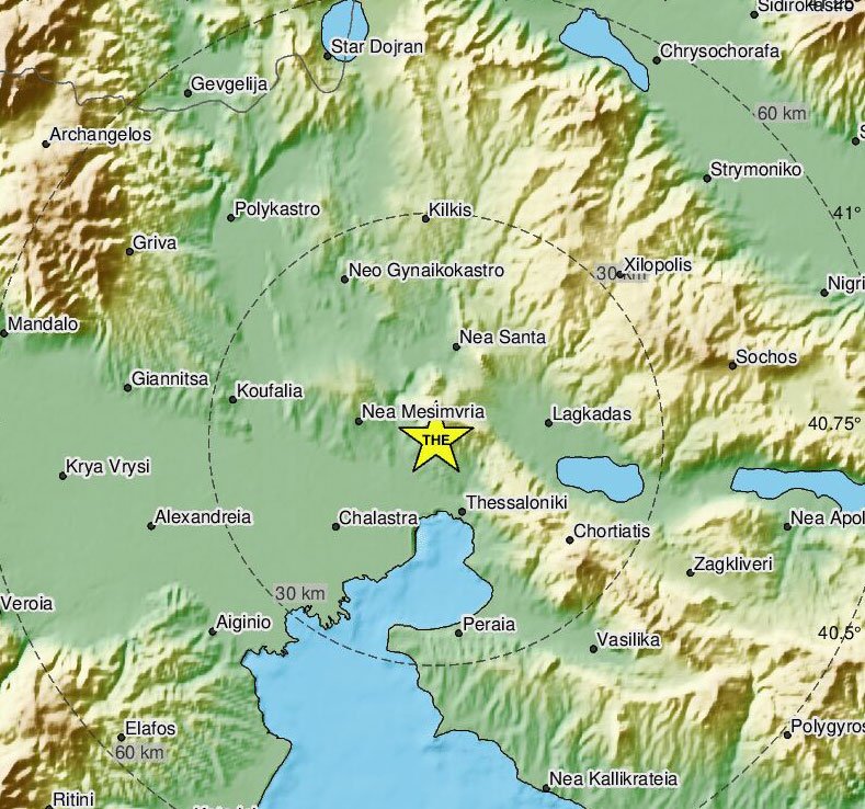 Το επίκεντριο της δόνησης © emsc-csem.org