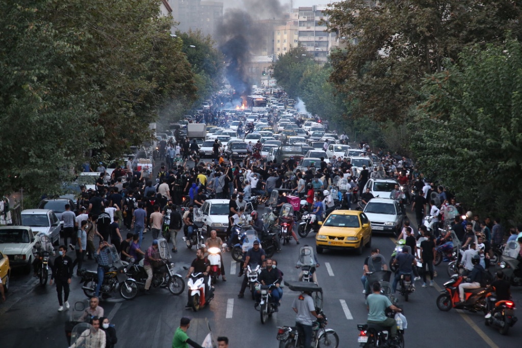 Διαδηλώσεις στο Ιράν @ EPA/STR