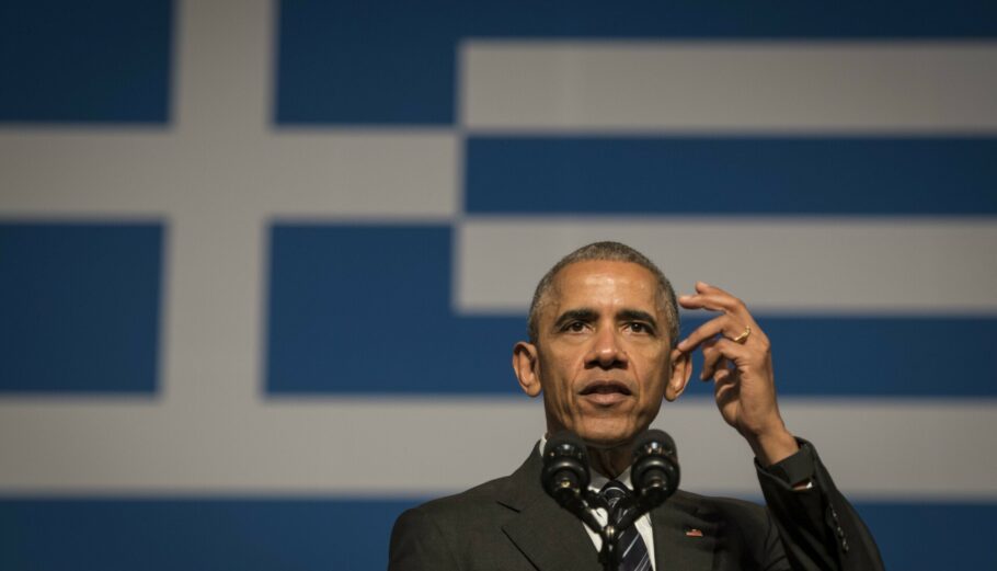 Στιγμιότυπο από την παλαιότερη επίσκεψη του Μπαράκ Ομπάμα στην Ελλάδα © Ευρωκίνηση