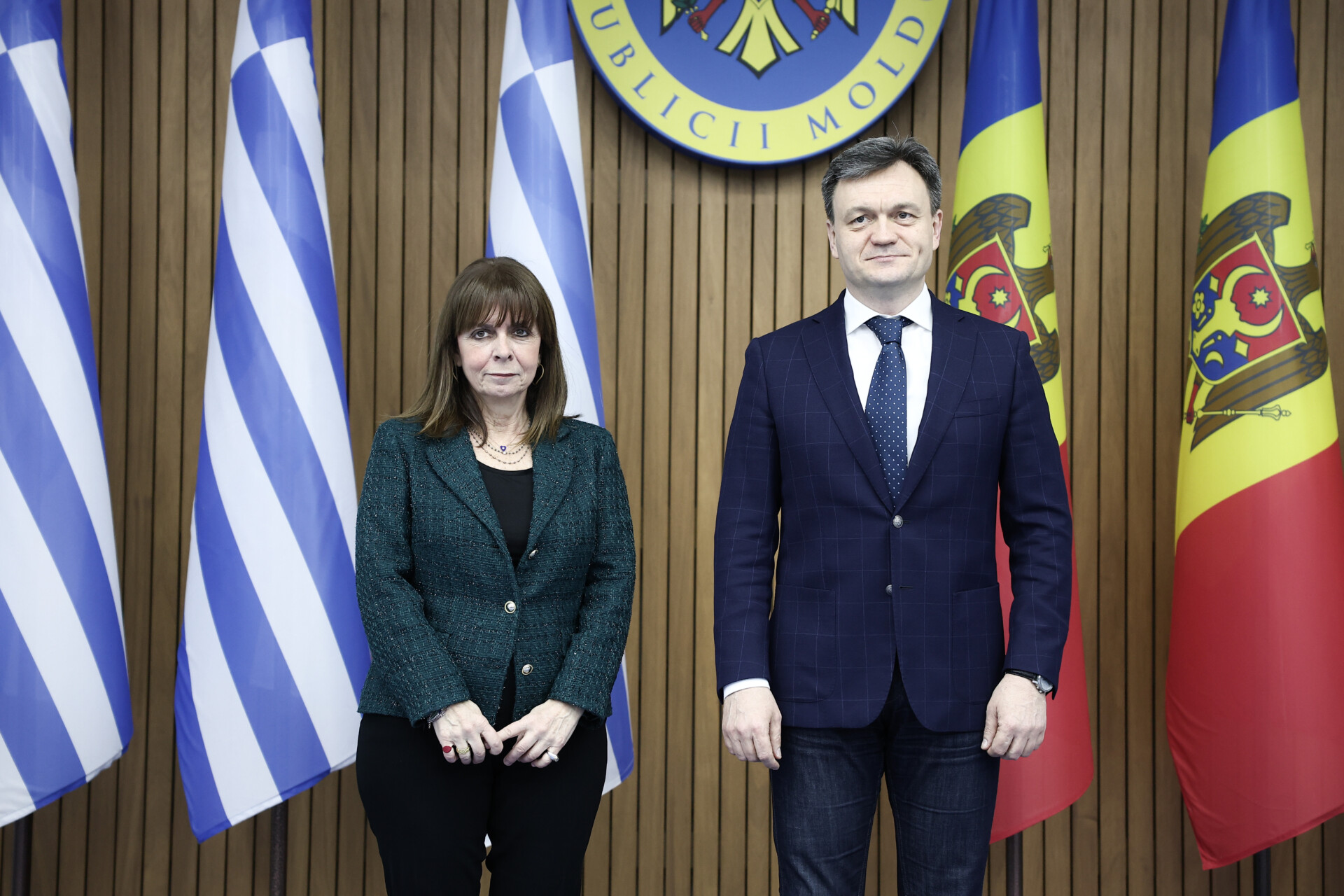 Κ. Σακελλαροπούλου: Συνάντηση με τον πρωθυπουργό της Μολδαβίας