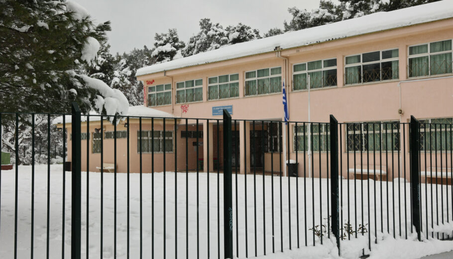 Κλειστό σχολείο λόγω χιονόπτωσης © Intime