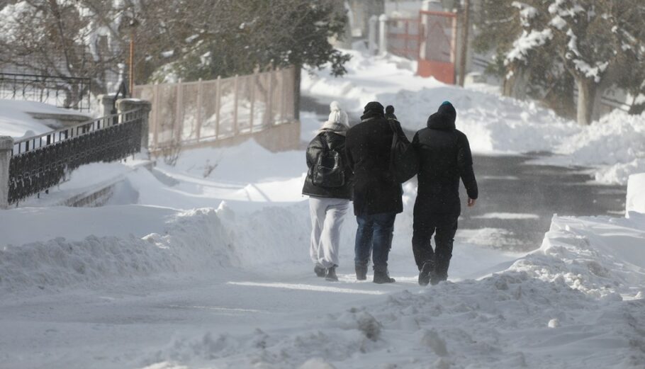 Χιόνια στα Βίλια Αττικής @ Eurokinissi / ΚΟΝΤΑΡΙΝΗΣ ΓΙΩΡΓΟΣ