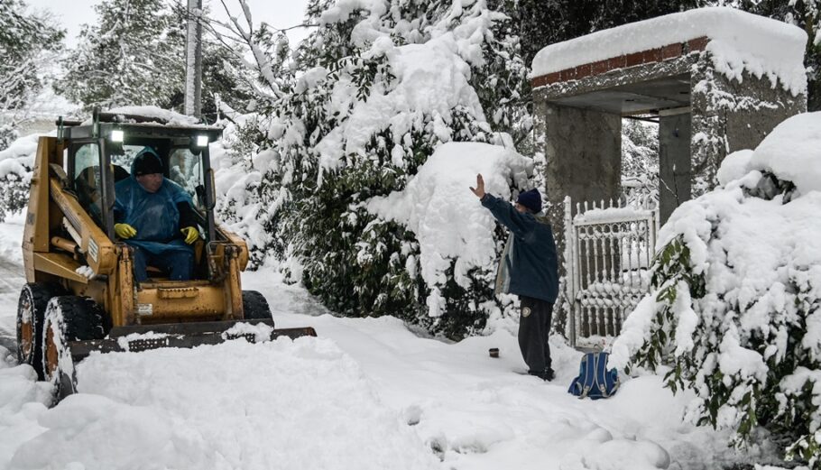 Χιόνια στον Διόνυσο @ Eurokinissi / ΚΑΡΑΓΙΑΝΝΗΣ ΜΙΧΑΛΗΣ
