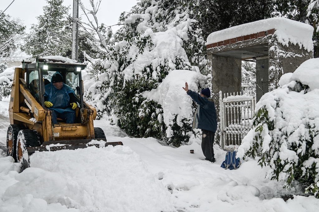 Χιόνια στον Διόνυσο @ Eurokinissi / ΚΑΡΑΓΙΑΝΝΗΣ ΜΙΧΑΛΗΣ