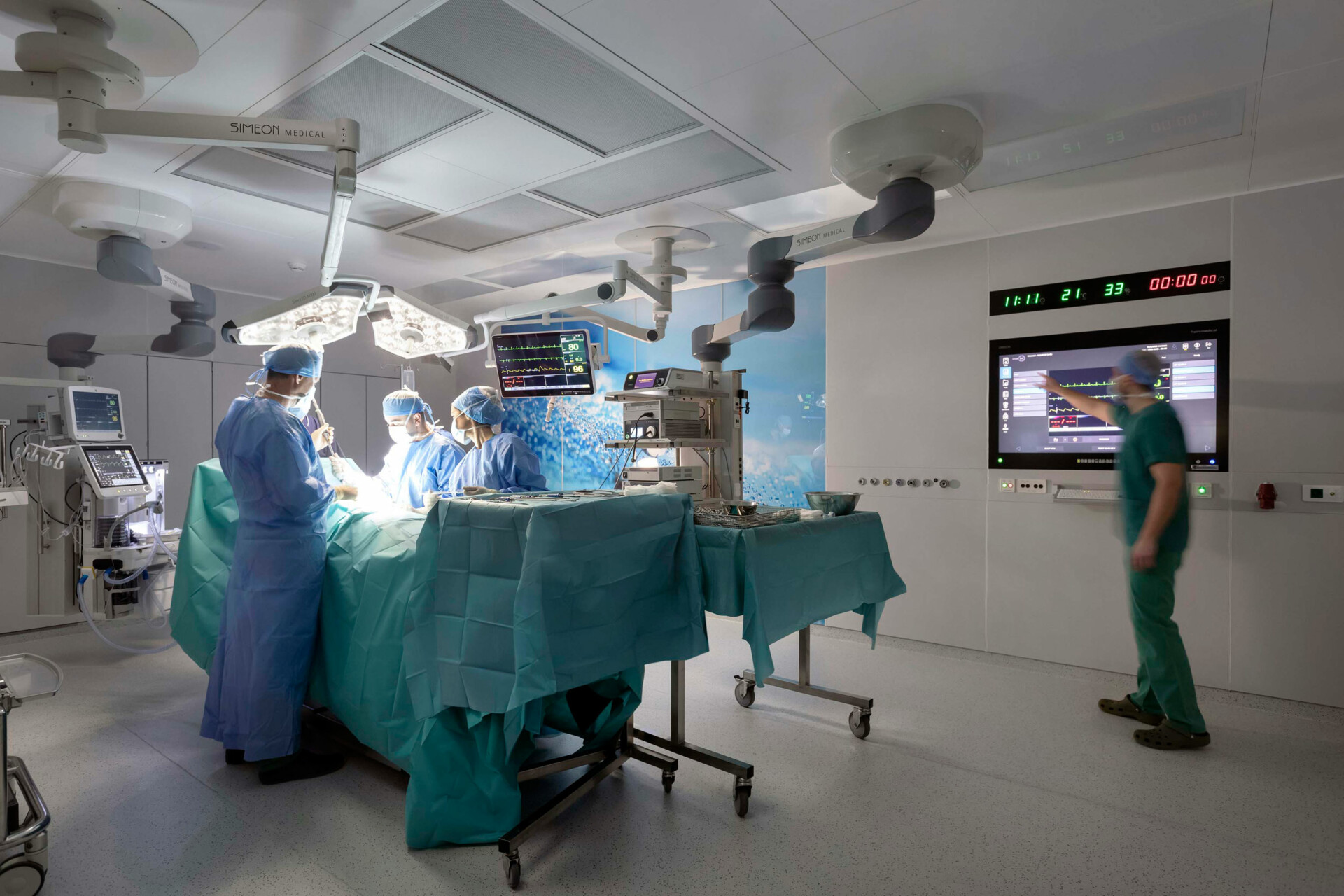 Μια από τις τέσσερις Ψηφιακές χειρουργικές αίθουσες © Ιατρικό Διαβαλκανικό Θεσσαλονίκης