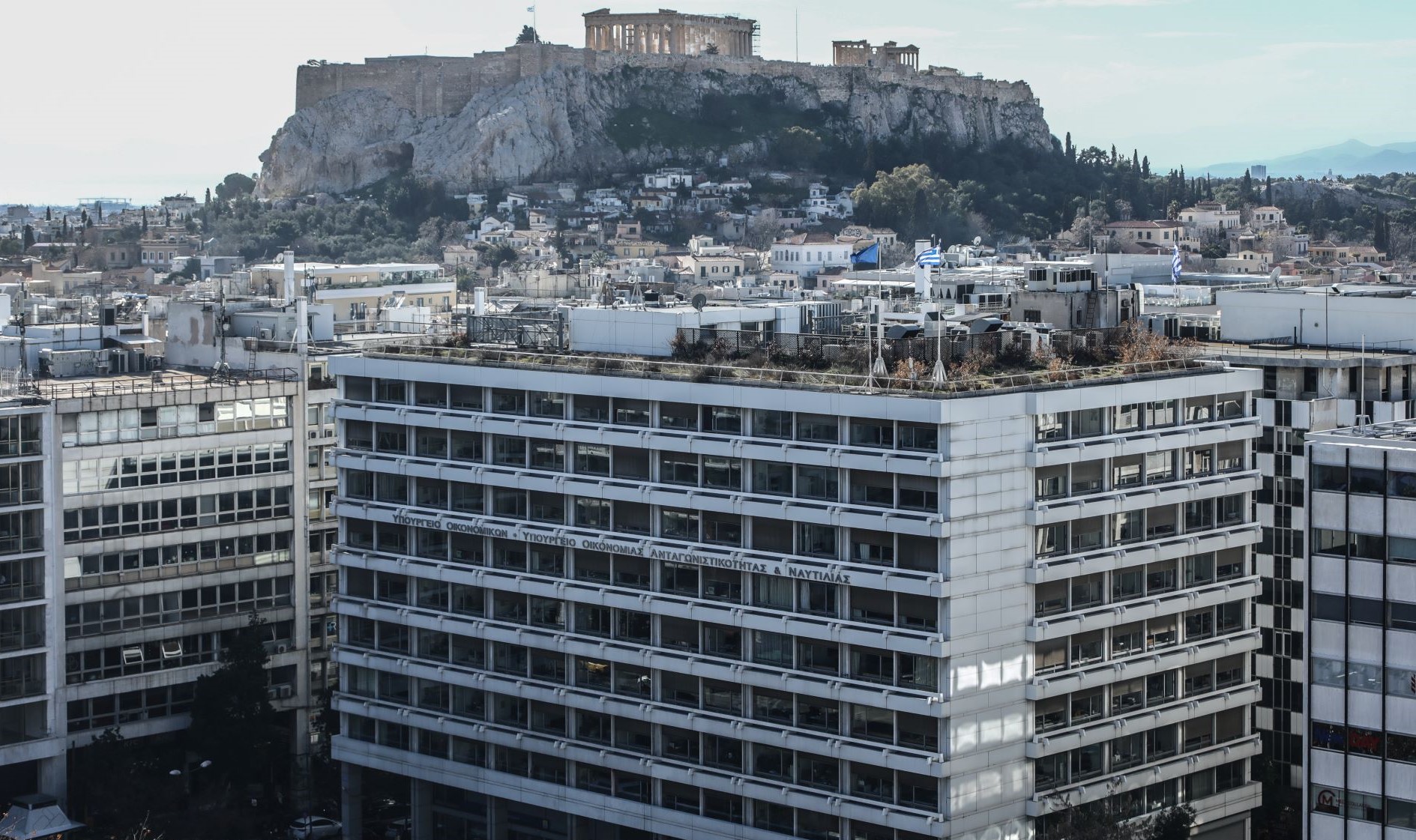 Το κτίριο του Υπ. Οικονομικών ©InTime