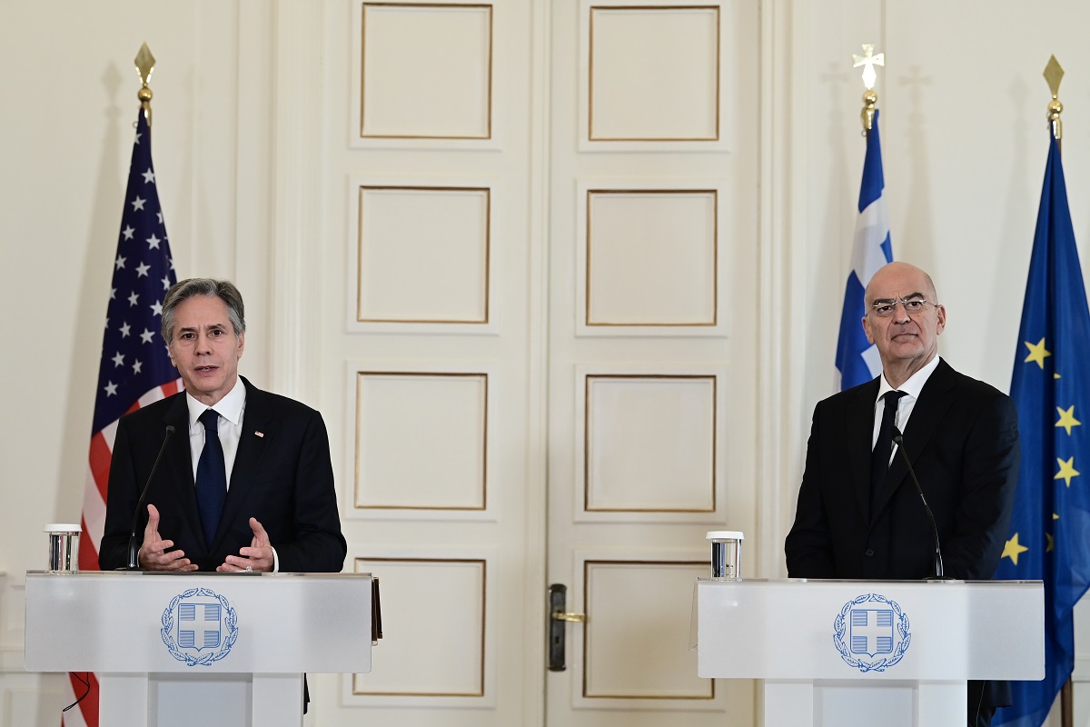 Μπλίνκεν: Με διπλωματία η επίλυση διαφορών – Δένδιας: Η Αθήνα δεν θέλει εντάσεις