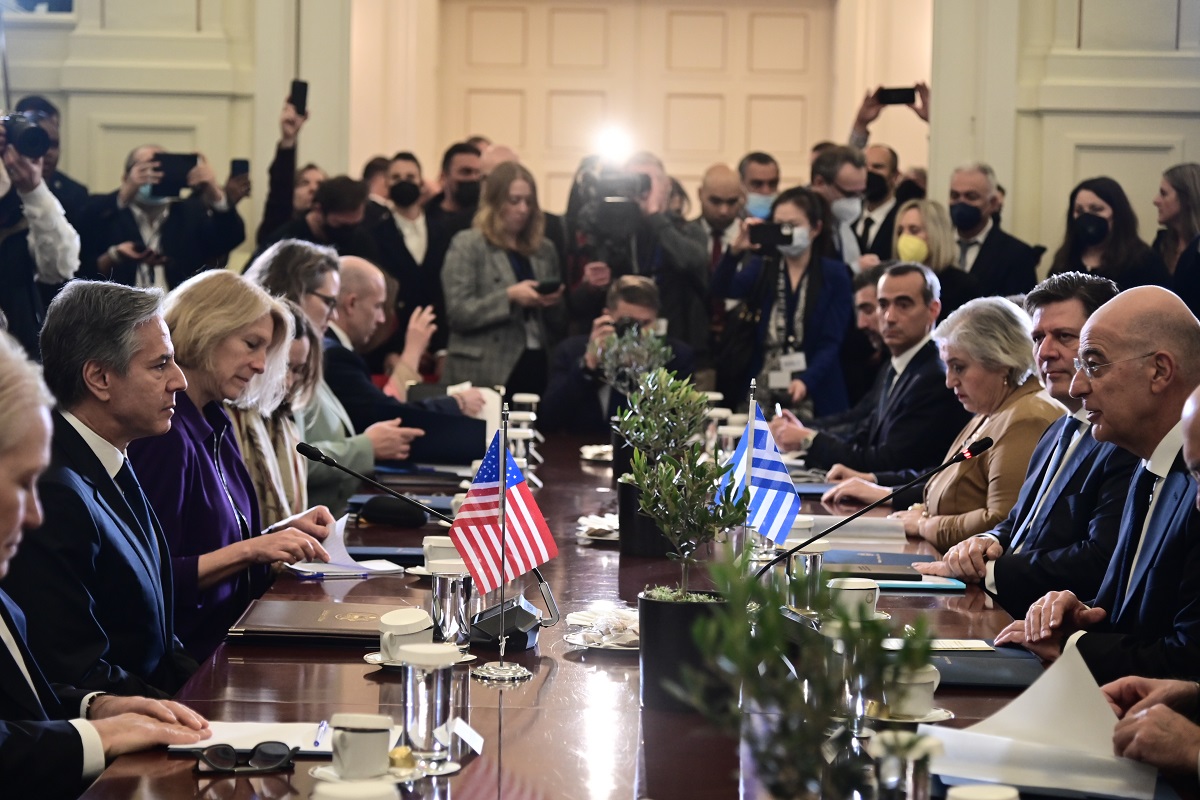 Νίκος Δένδιας και Άντονι Μπλίνκεν ©Eurokinissi