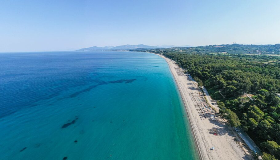 Φωτογραφία Αρχείου από την παραλία Μονολίθι Πρέβεζας © visitpreveza.gr