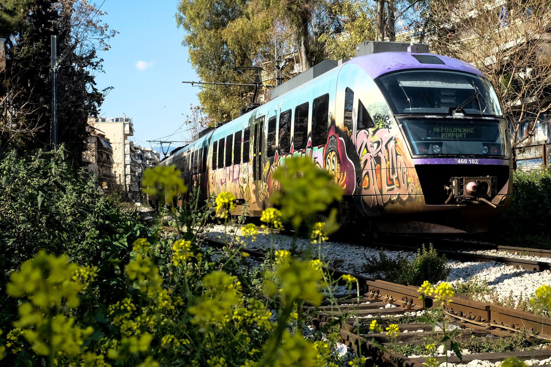 Προαστιακός σιδηρόδρομος ©Eurokinissi