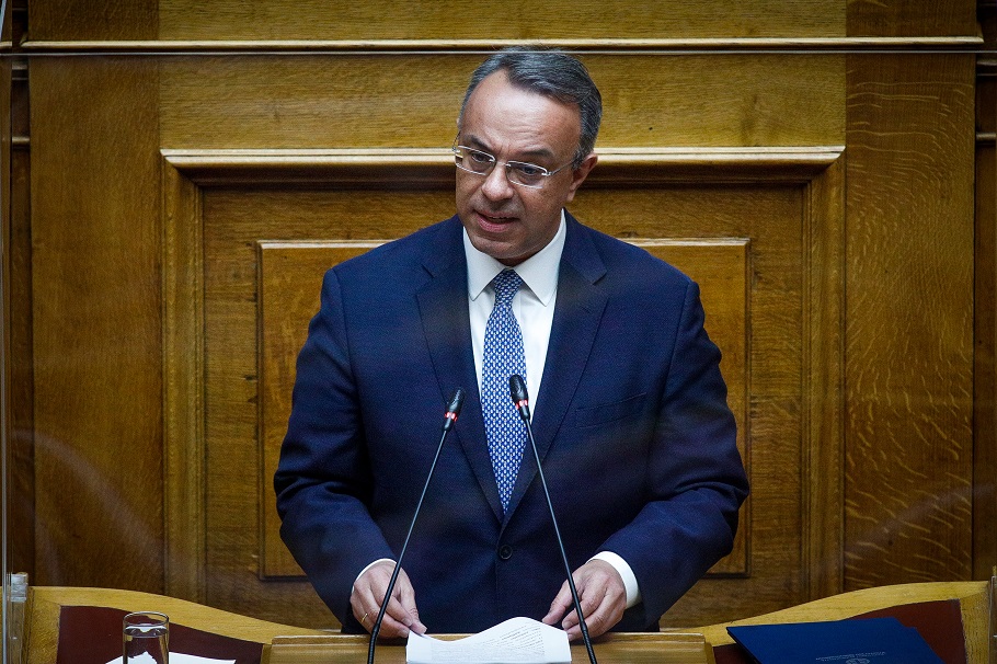 O Xρήστος Σταϊκούρας σε συζήτηση στην Ολομέλεια της Βουλής επί του νομοσχεδίου του υπουργείου Οικονομικών@Eurokinissi